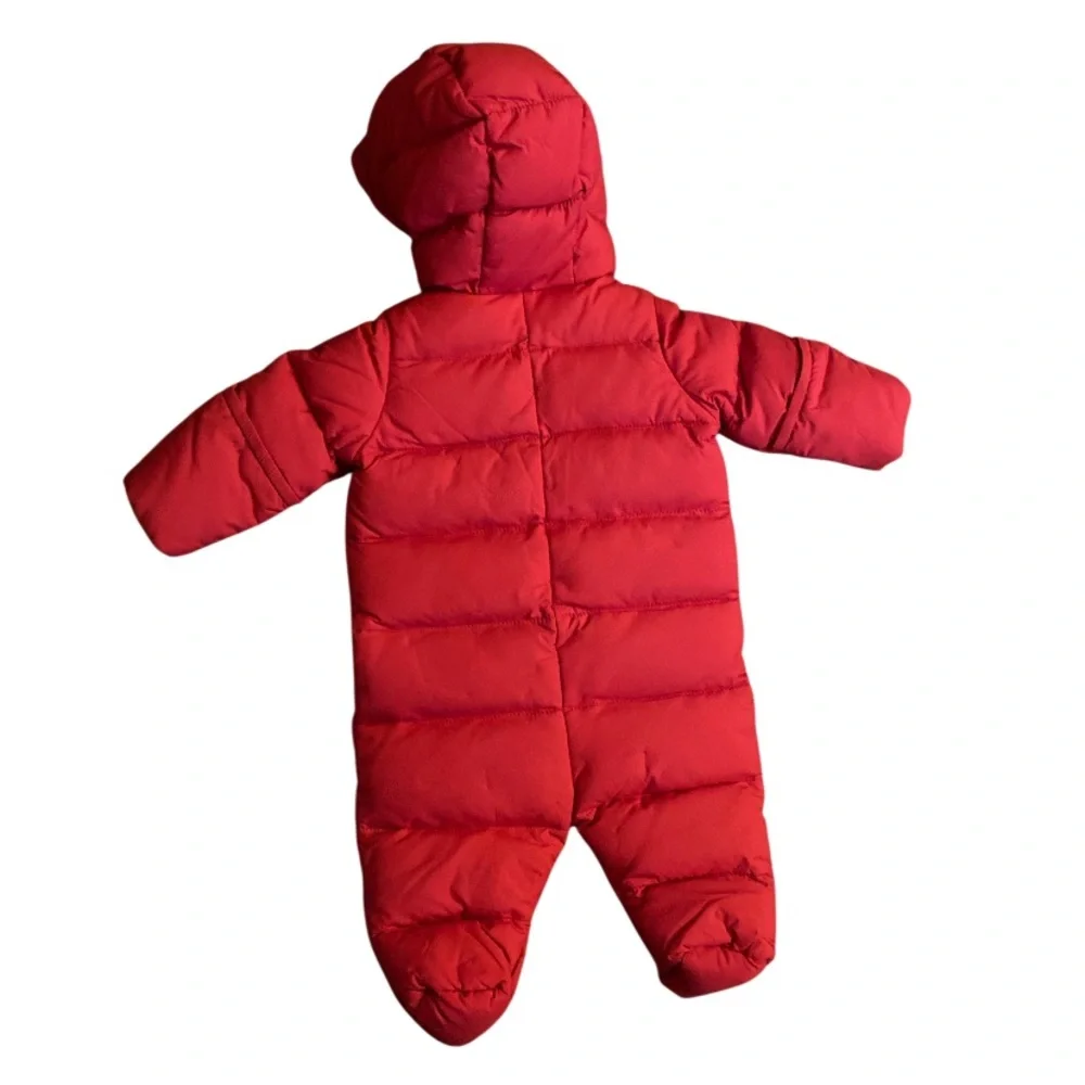 NWOT Ralph Lauren Red Baby Snowsuit size 3 M